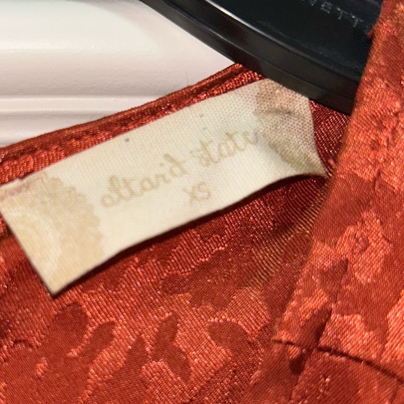 BURNT ORANGE ALTARD STATE DRESS - Picture 3 of 4